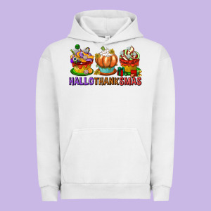 Hallothanksmas Cupcakes Urban Hoodie Designed By Texasbilliewilder