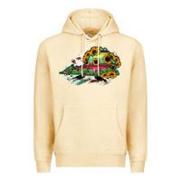Pina Colada Virginia State Map Premium Hoodie - RanaPortraitStore