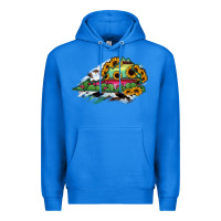 True Royal Virginia State Map Premium Hoodie - RanaPortraitStore