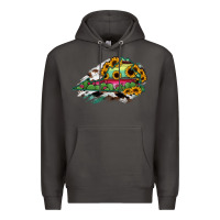 Smoke Virginia State Map Premium Hoodie - RanaPortraitStore