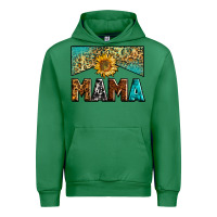 Emerald mama sunflower junkie Urban Hoodie - Zillion Design Studio