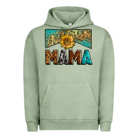 Pigment Oil Green mama sunflower junkie Urban Hoodie - Zillion Design Studio