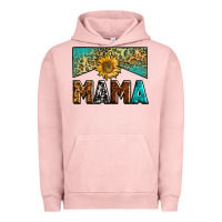 Pigment Salmon mama sunflower junkie Urban Hoodie - Zillion Design Studio