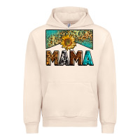 Sandshell mama sunflower junkie Urban Hoodie - Zillion Design Studio
