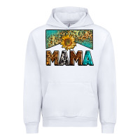 White mama sunflower junkie Urban Hoodie - Zillion Design Studio