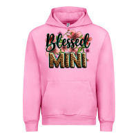 Fuchsia Pink flowers blessed mini Urban Hoodie - Zillion Design Studio