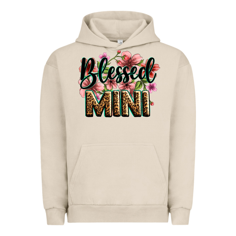 Flowers Blessed Mini Urban Hoodie by Zillion Design Studio | Teevron
