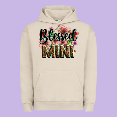 Flowers Blessed Mini Urban Hoodie Designed By Zillion Design Studio