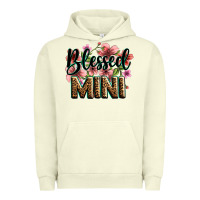 Pigment Pistachio flowers blessed mini Urban Hoodie - Zillion Design Studio