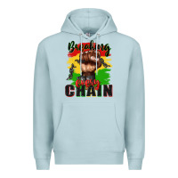 Blue Mist Breaking every chain juneteenth Premium Hoodie - Zillion Design Studio