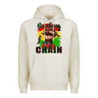 Oatmeal Heather Breaking every chain juneteenth Premium Hoodie - Zillion Design Studio