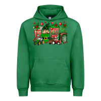 Emerald christmas tractor coffee cups Urban Hoodie - texasbilliewilder