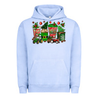 Pigment Grape Ice christmas tractor coffee cups Urban Hoodie - texasbilliewilder