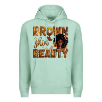 Seafoam brown skin beauty Premium Hoodie - Zillion Design Studio