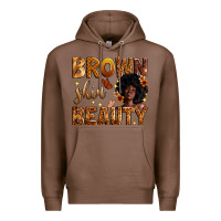 Chestnut brown skin beauty Premium Hoodie - Zillion Design Studio