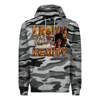 Slate Camo brown skin beauty Premium Hoodie - Zillion Design Studio