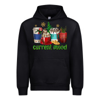Black coffee cups current mood Urban Hoodie - texasbilliewilder