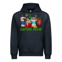 Navy coffee cups current mood Urban Hoodie - texasbilliewilder
