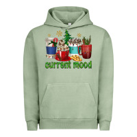 Pigment Oil Green coffee cups current mood Urban Hoodie - texasbilliewilder