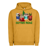 Pigment Peanut Butter coffee cups current mood Urban Hoodie - texasbilliewilder