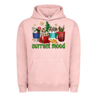 Pigment Salmon coffee cups current mood Urban Hoodie - texasbilliewilder