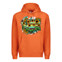 Carrot washingTon State Map Premium Hoodie - RanaPortraitStore