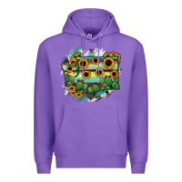 Purple washingTon State Map Premium Hoodie - RanaPortraitStore
