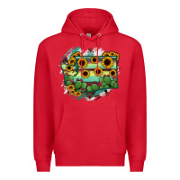 Red washingTon State Map Premium Hoodie - RanaPortraitStore