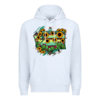 White washingTon State Map Premium Hoodie - RanaPortraitStore