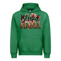 Emerald flowers blessed mama Urban Hoodie - Zillion Design Studio