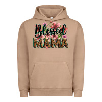 Pigment Burro flowers blessed mama Urban Hoodie - Zillion Design Studio