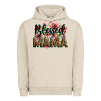 Pigment French Oak flowers blessed mama Urban Hoodie - Zillion Design Studio