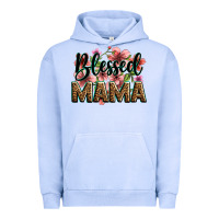 Pigment Grape Ice flowers blessed mama Urban Hoodie - Zillion Design Studio