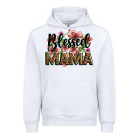 White flowers blessed mama Urban Hoodie - Zillion Design Studio