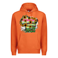 Carrot Wisconsin State Map Premium Hoodie - RanaPortraitStore