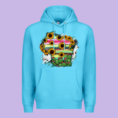 Wisconsin State Map Premium Hoodie Designed By Ranaportraitstore