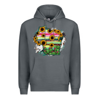 Rock Wisconsin State Map Premium Hoodie - RanaPortraitStore