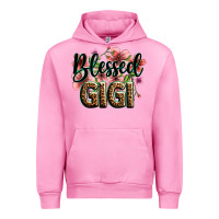 Fuchsia Pink flowers blessed gigi Urban Hoodie - Zillion Design Studio