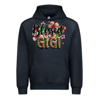 Navy flowers blessed gigi Urban Hoodie - Zillion Design Studio