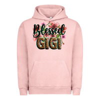Pigment Salmon flowers blessed gigi Urban Hoodie - Zillion Design Studio