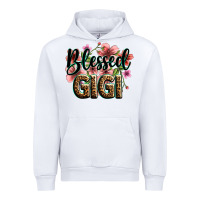 White flowers blessed gigi Urban Hoodie - Zillion Design Studio