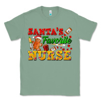 Sage Santa's Favorite Nurse Classic Tee - FaDigitalArtStudio