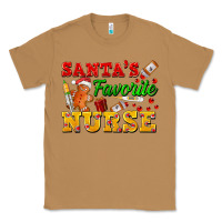 Toasted Coconut Santa's Favorite Nurse Classic Tee - FaDigitalArtStudio