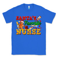 True Royal Santa's Favorite Nurse Classic Tee - FaDigitalArtStudio