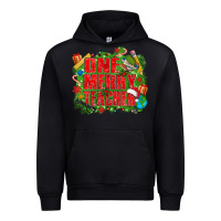 Black one merry teacher Urban Hoodie - texasbilliewilder
