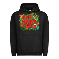 Pigment Black one merry teacher Urban Hoodie - texasbilliewilder