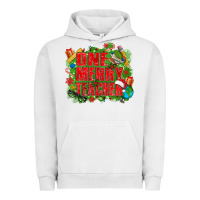 Pigment Lunar Rock one merry teacher Urban Hoodie - texasbilliewilder
