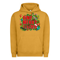 Pigment Peanut Butter one merry teacher Urban Hoodie - texasbilliewilder