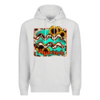 Dove Grey aquarius turquoise cowhide Premium Hoodie - RanaPortraitStore