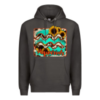 Smoke aquarius turquoise cowhide Premium Hoodie - RanaPortraitStore